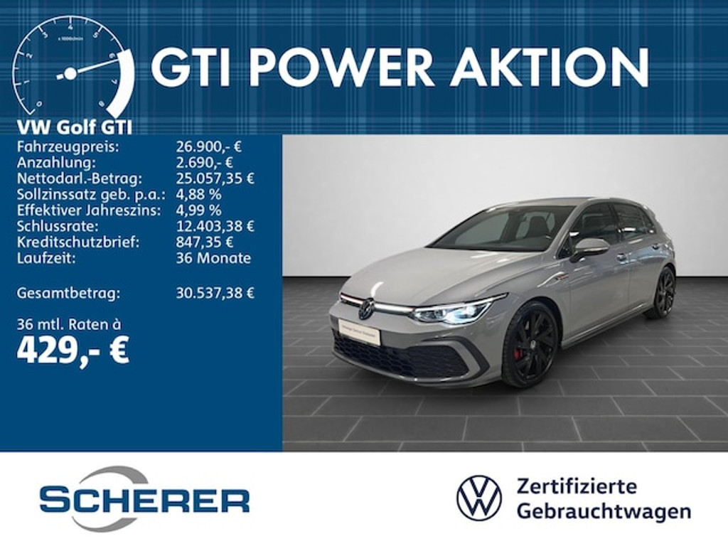 Volkswagen Golf DSG GTI Golf VIII 2.0 TSI
