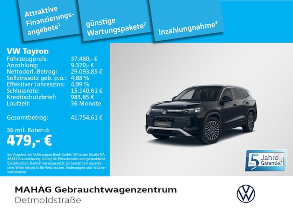 Volkswagen Tayron Life 1.5 eTSI