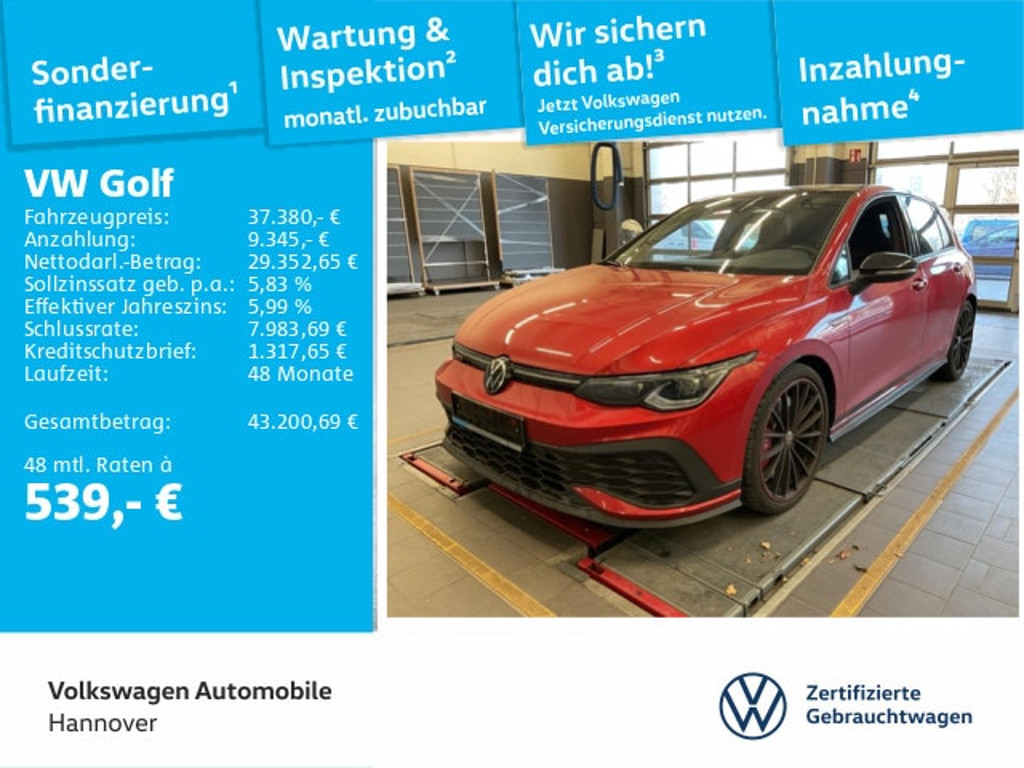 Volkswagen Golf DSG GTI Golf VIII 2.0 TSI