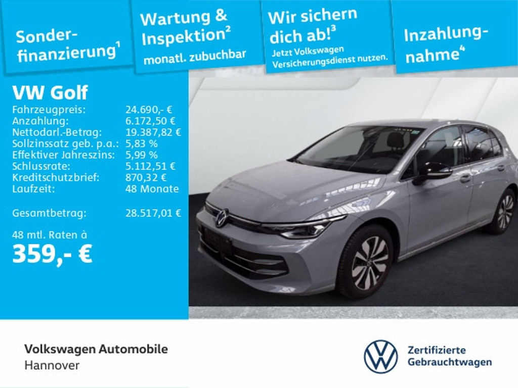 Volkswagen Golf 1.5 TSI Golf VIII
