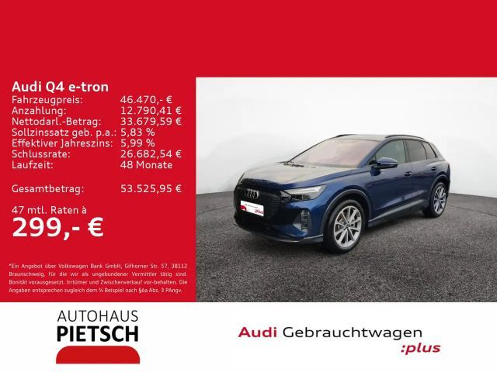 Audi Q4 e-tron 45 AHK SHZ Sportsitze