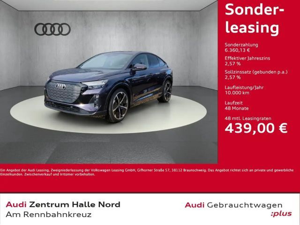 Audi Q4 e-tron Sportback Quattro S-Line
