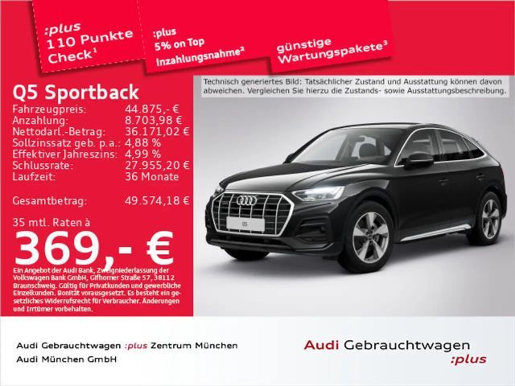 Audi Q5 Quattro S-Tronic 45 TFSI