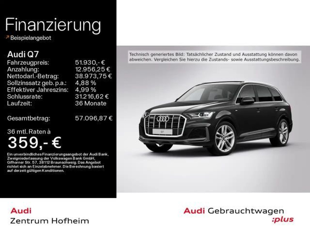 Audi Q7 S-Line 55 TFSI