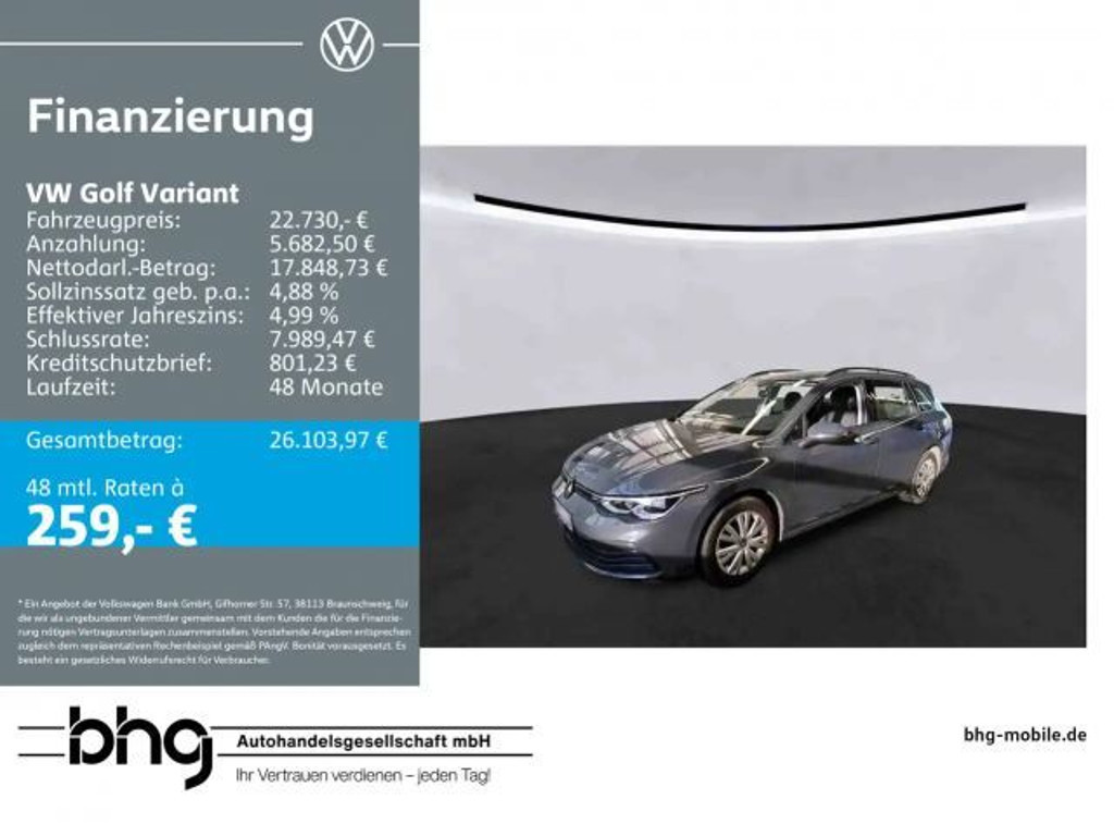 Volkswagen Golf DSG Life Variant 1.5 eTSI