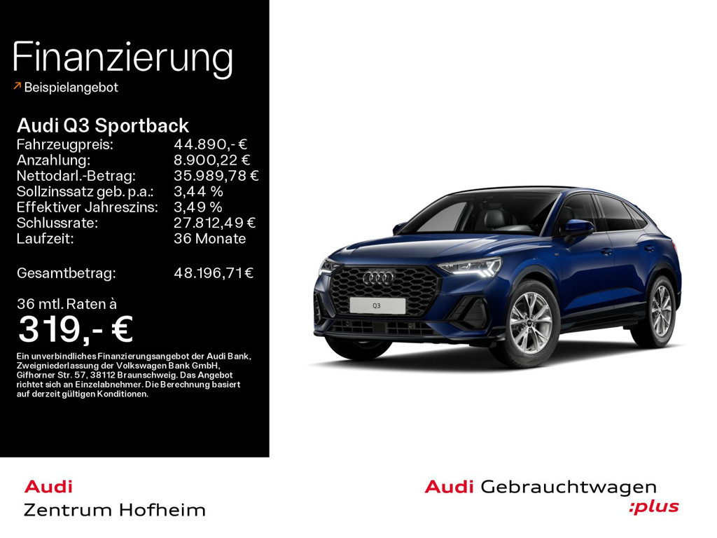 Audi Q3 Sportback S-Line 35 TDI
