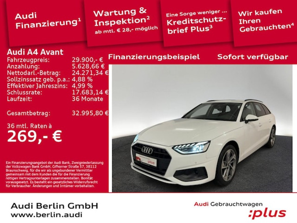 Audi A4 Avant S-Tronic 35 TDI