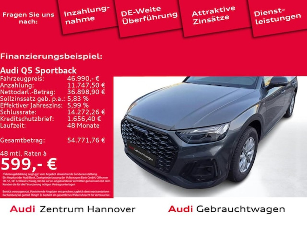 Audi Q5 Sportback Quattro S-Line S-Tronic Hybride 50 TFSI