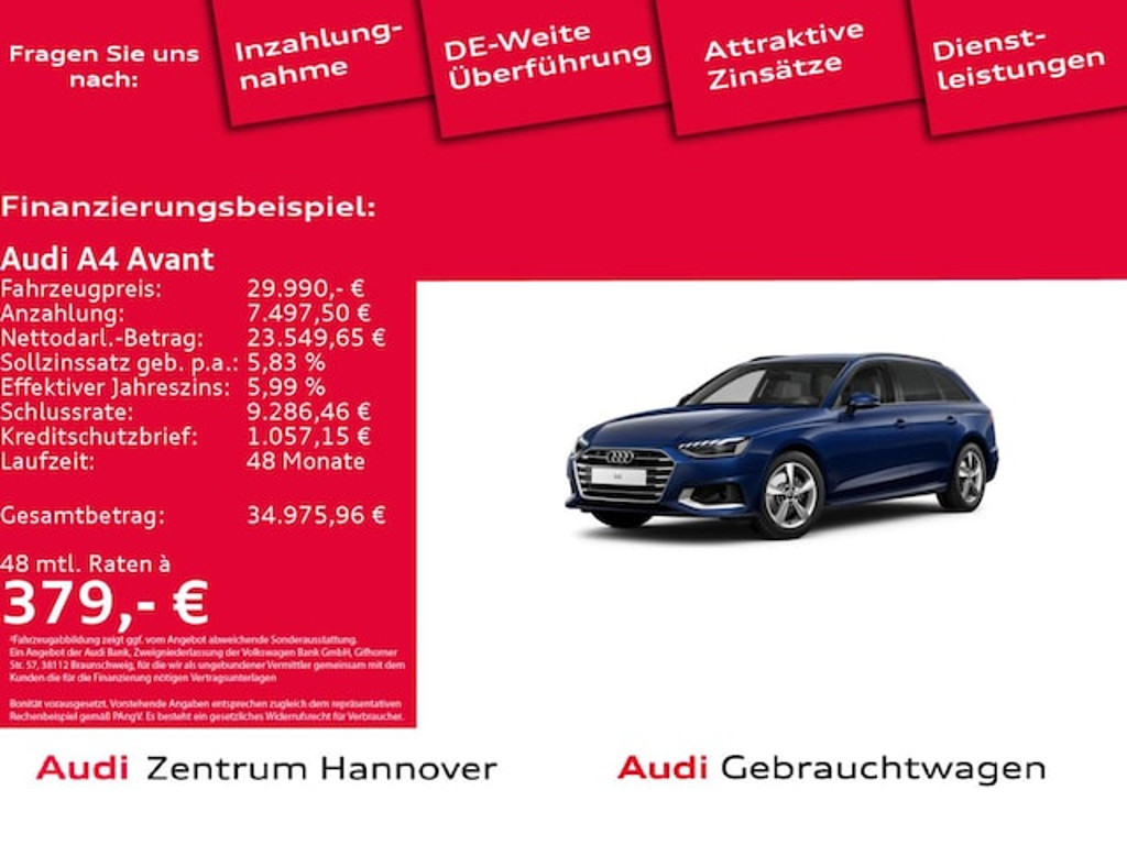 Audi A4 Avant S-Tronic 35 TDI