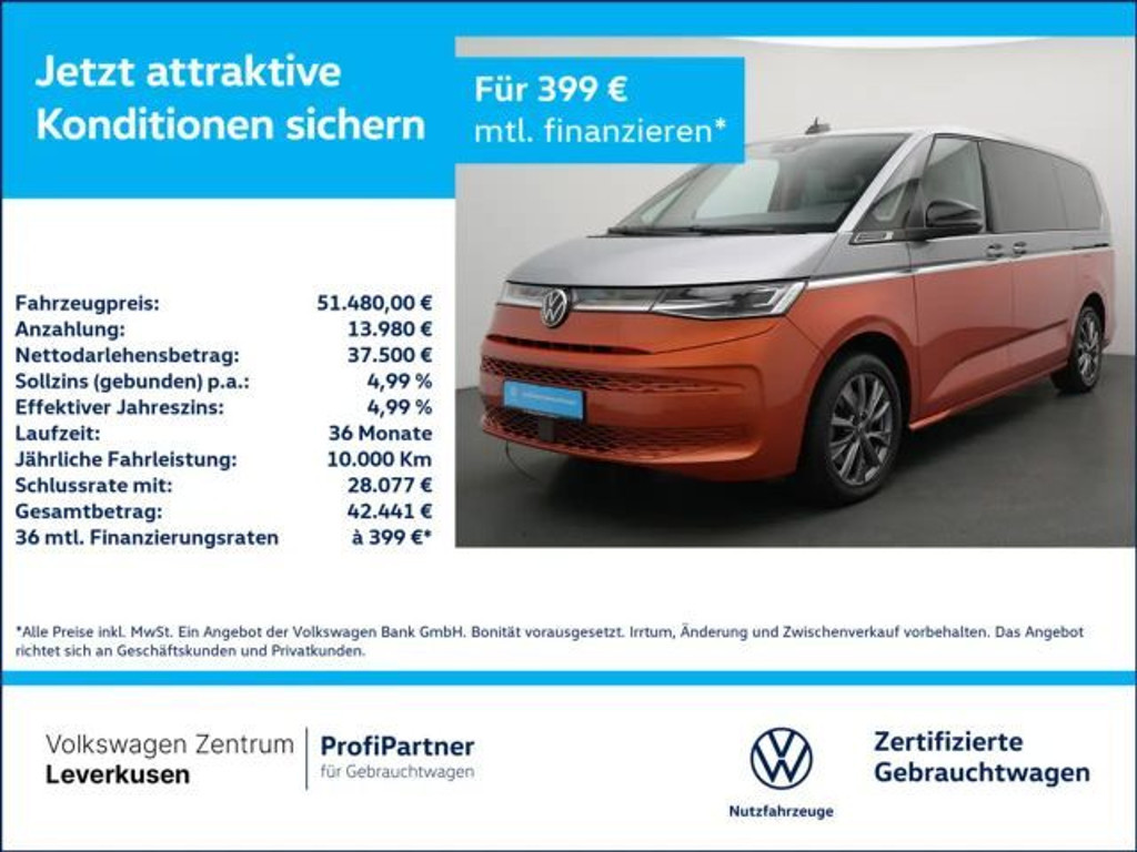Volkswagen Multivan eHybrid Lang T7