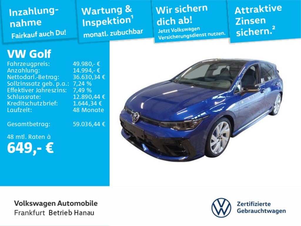 Volkswagen Golf 4Motion DSG IQ.Drive Golf VIII 2.0 TSI