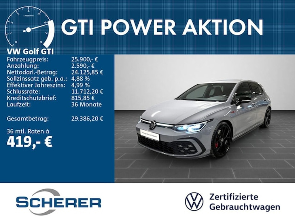 Volkswagen Golf DSG GTI IQ.Drive Golf VIII 2.0 TSI