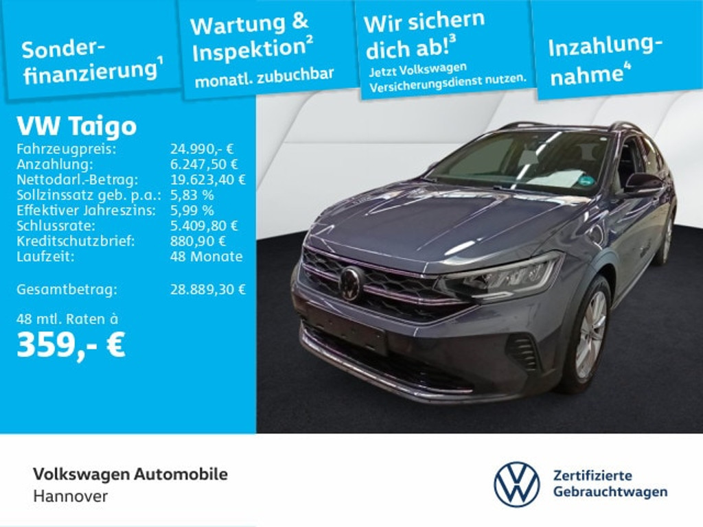 Volkswagen Taigo DSG 1.0 TSI