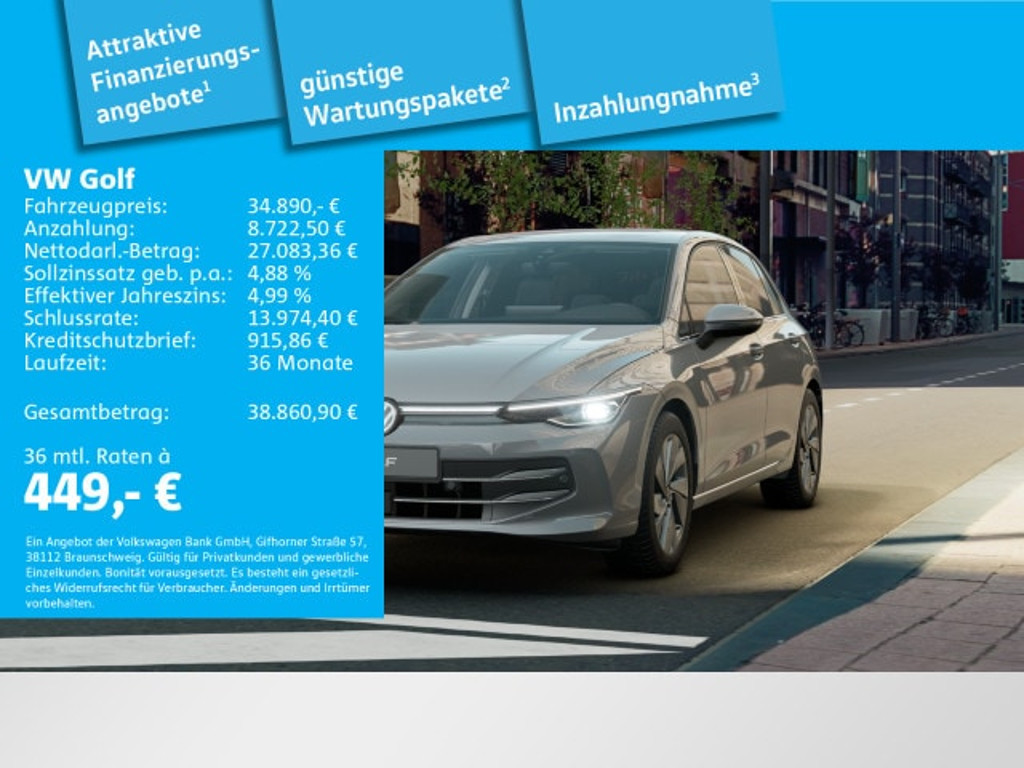 Volkswagen Golf DSG Style IQ.Drive Golf VIII