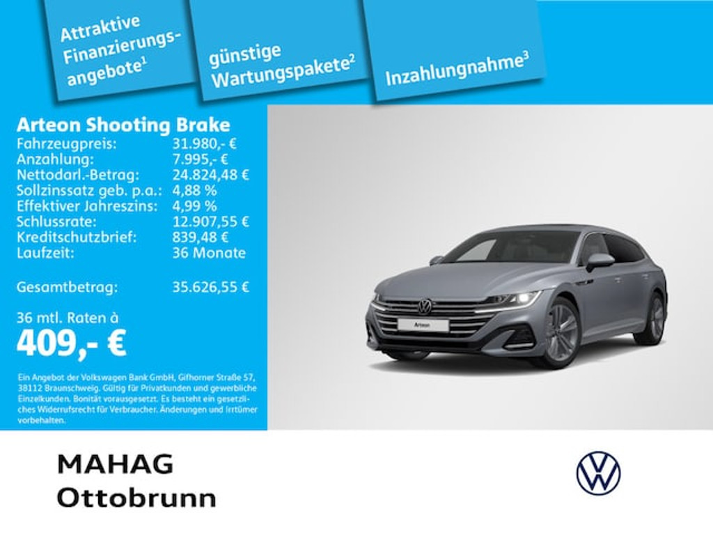 Volkswagen Arteon Shooting Brake R-Line 2.0 TSI