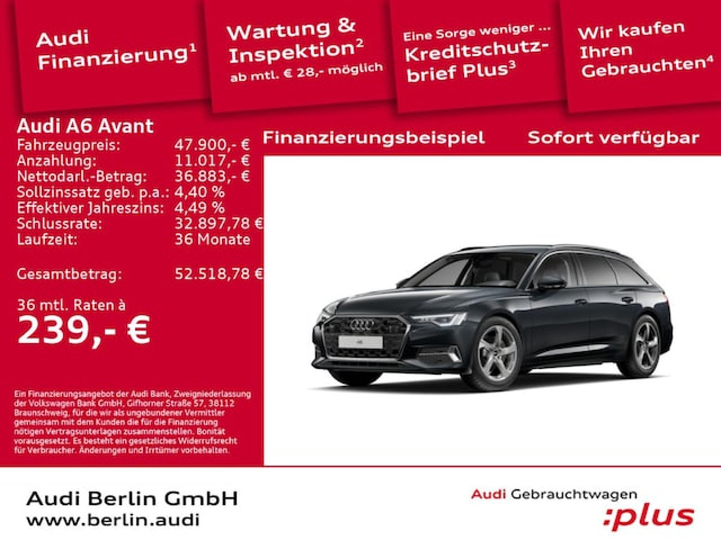 Audi A6 Avant S-Tronic 40 TDI