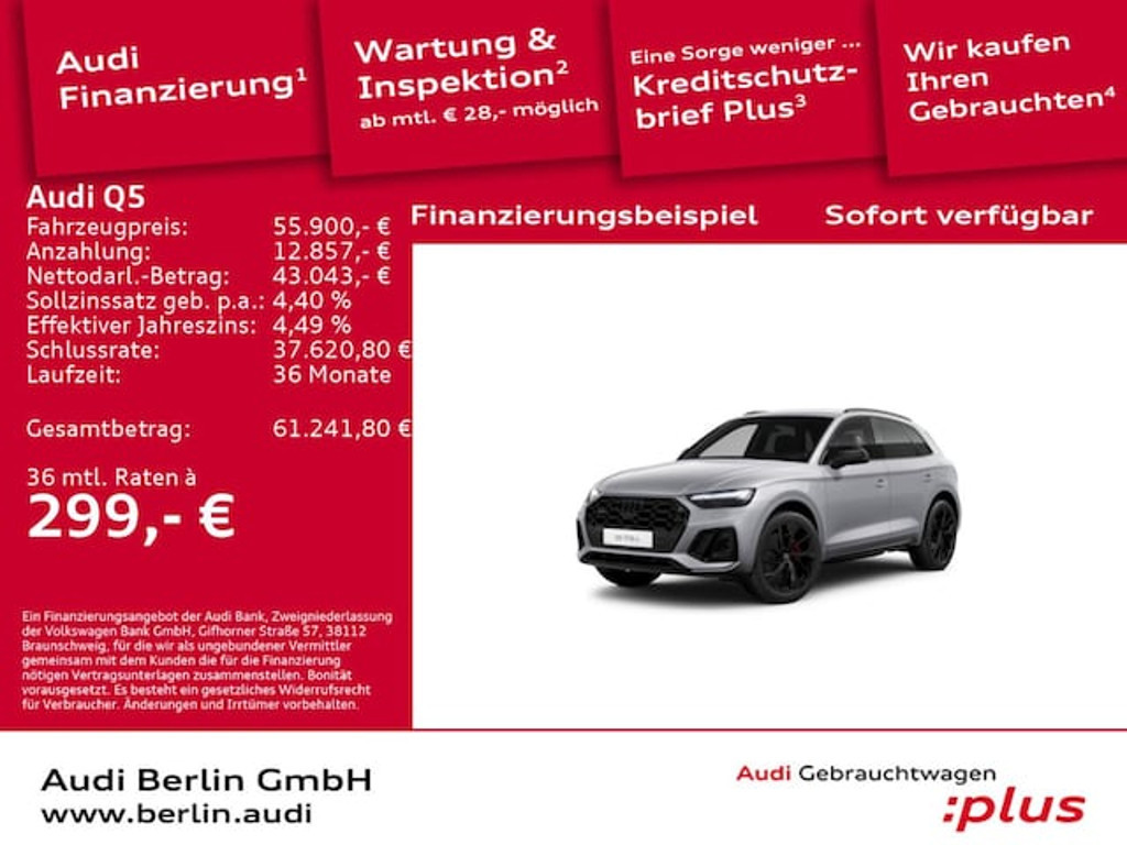Audi Q5 Quattro Business S-Line S-Tronic Hybride 50 TFSI