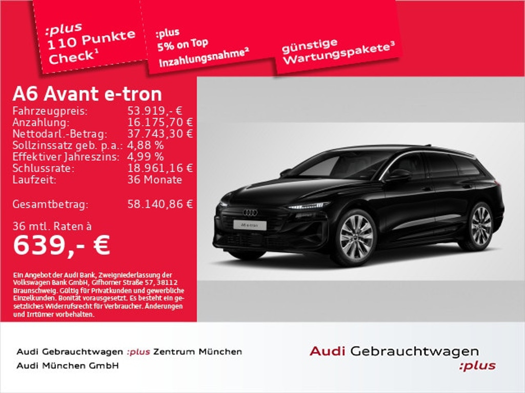 Audi A6 e-tron Avant