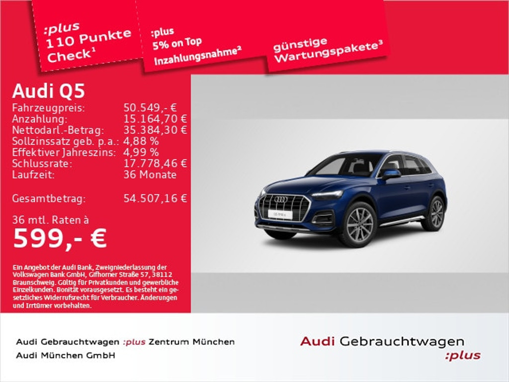 Audi Q5 Quattro S-Tronic Hybride 50 TFSI