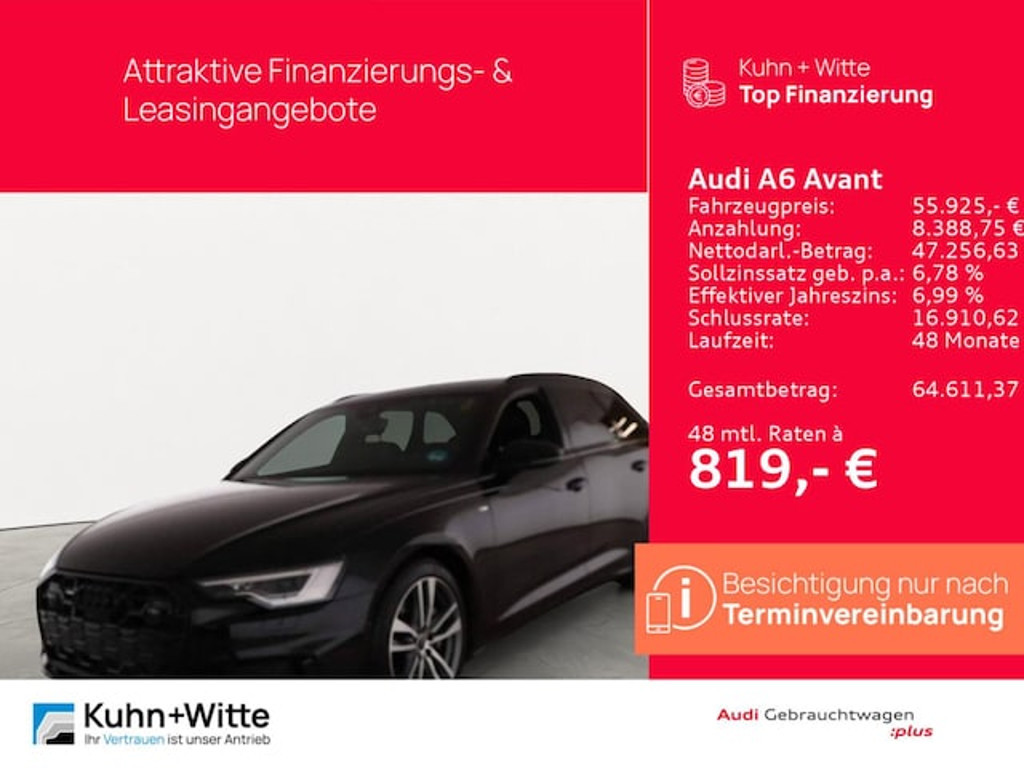 Audi A6 Avant Quattro S-Line S-Tronic Hybride 50 TFSI