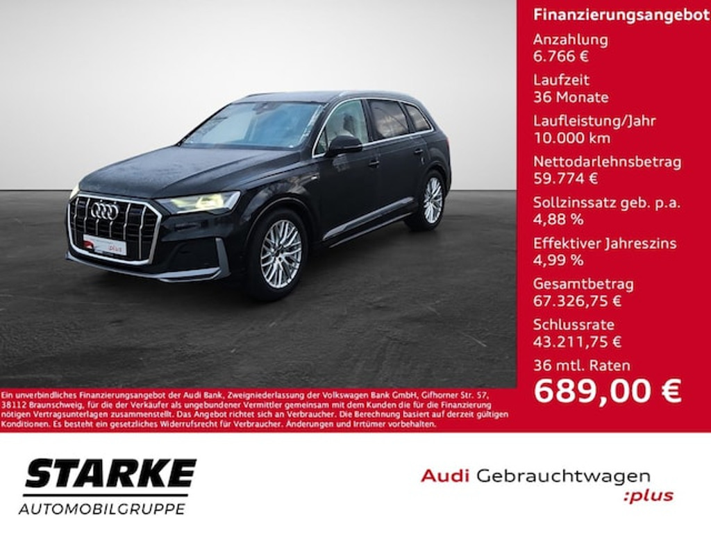 Audi Q7 Quattro S-Line 50 TDI