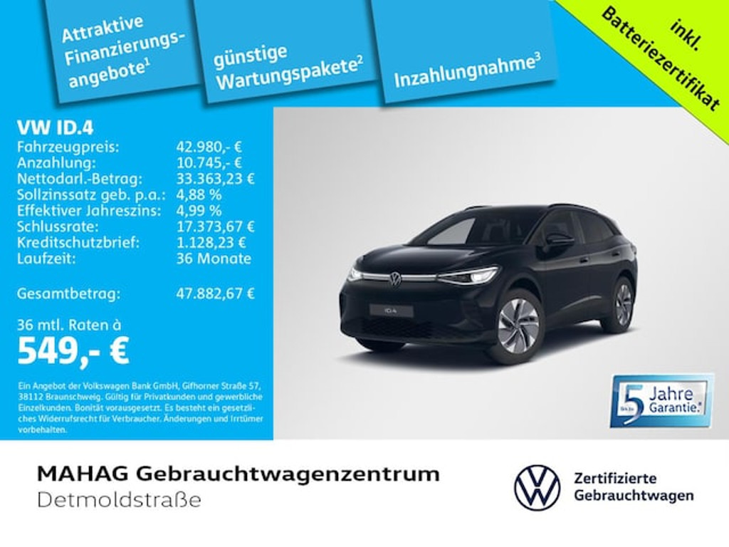 Volkswagen ID.4 Performance IQ.Drive Pro