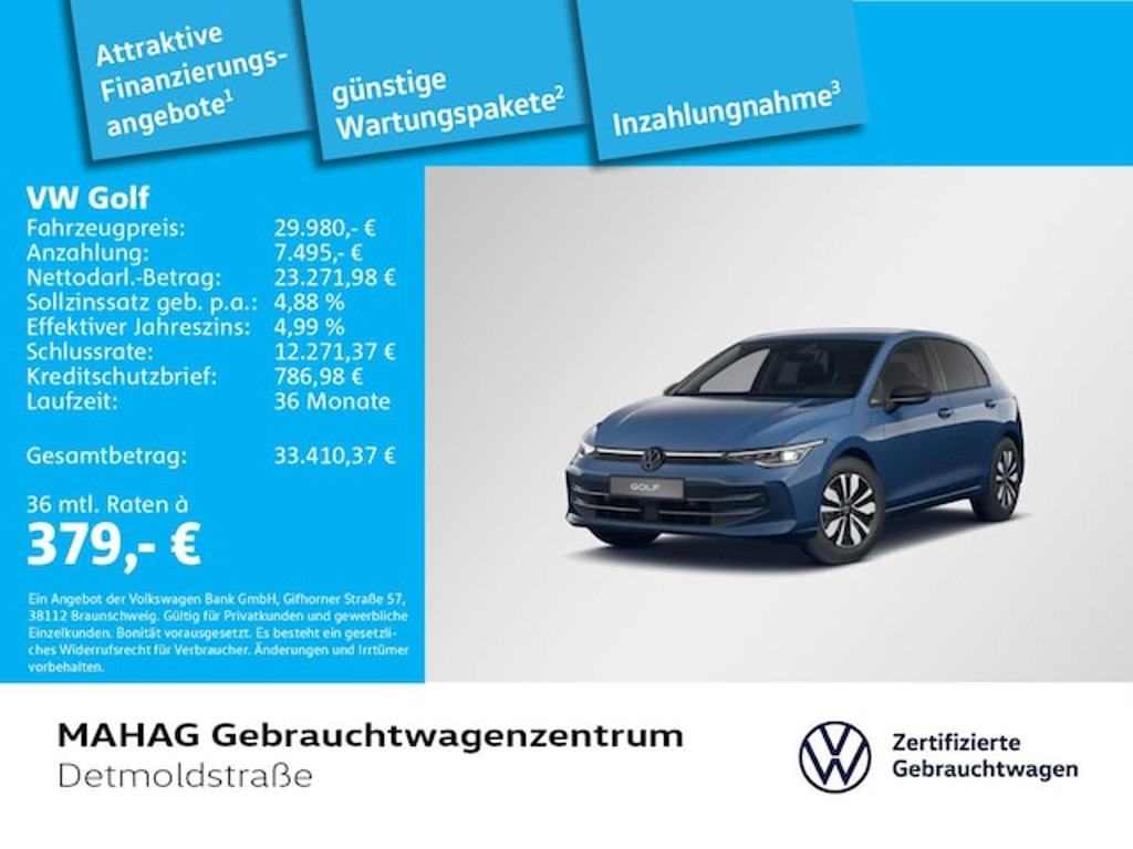 Volkswagen Golf IQ.Drive Golf VIII 1.5 eTSI