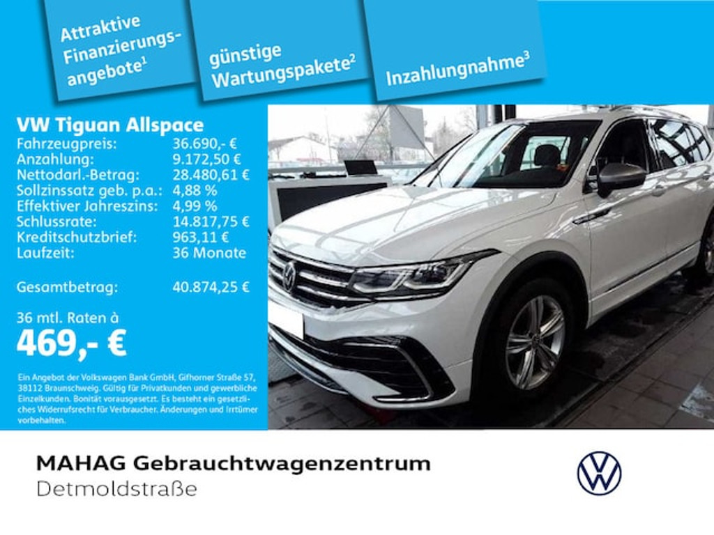 Volkswagen Tiguan DSG Allspace R-Line IQ.Drive 2.0 TDI