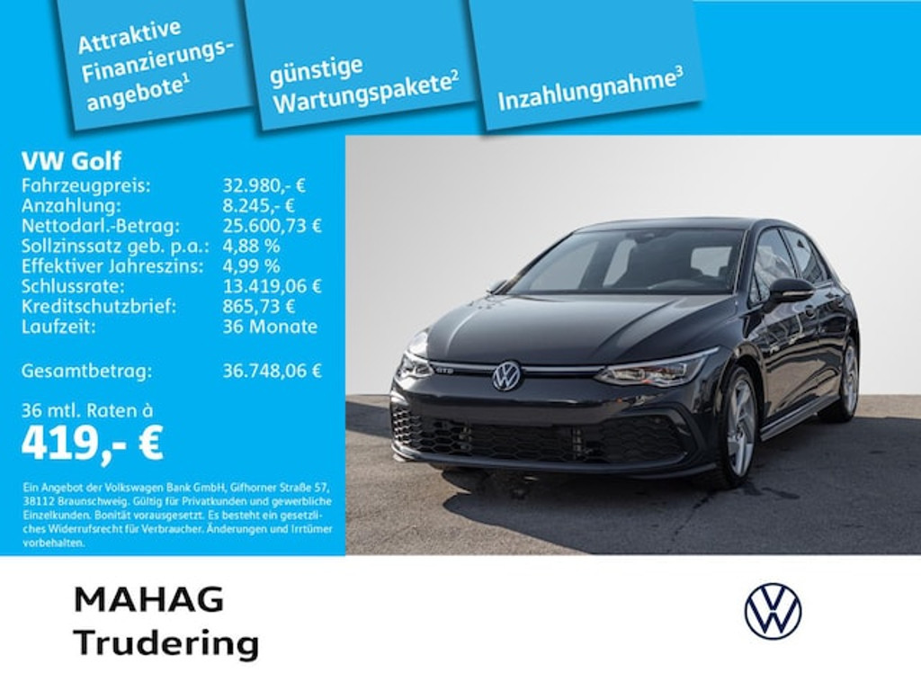 Volkswagen Golf DSG GTD Golf VIII 2.0 TDI