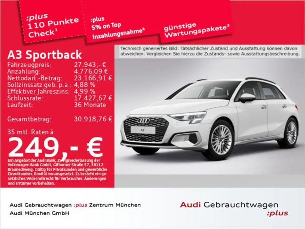 Audi A3 Sedan S-Tronic 35 TDI