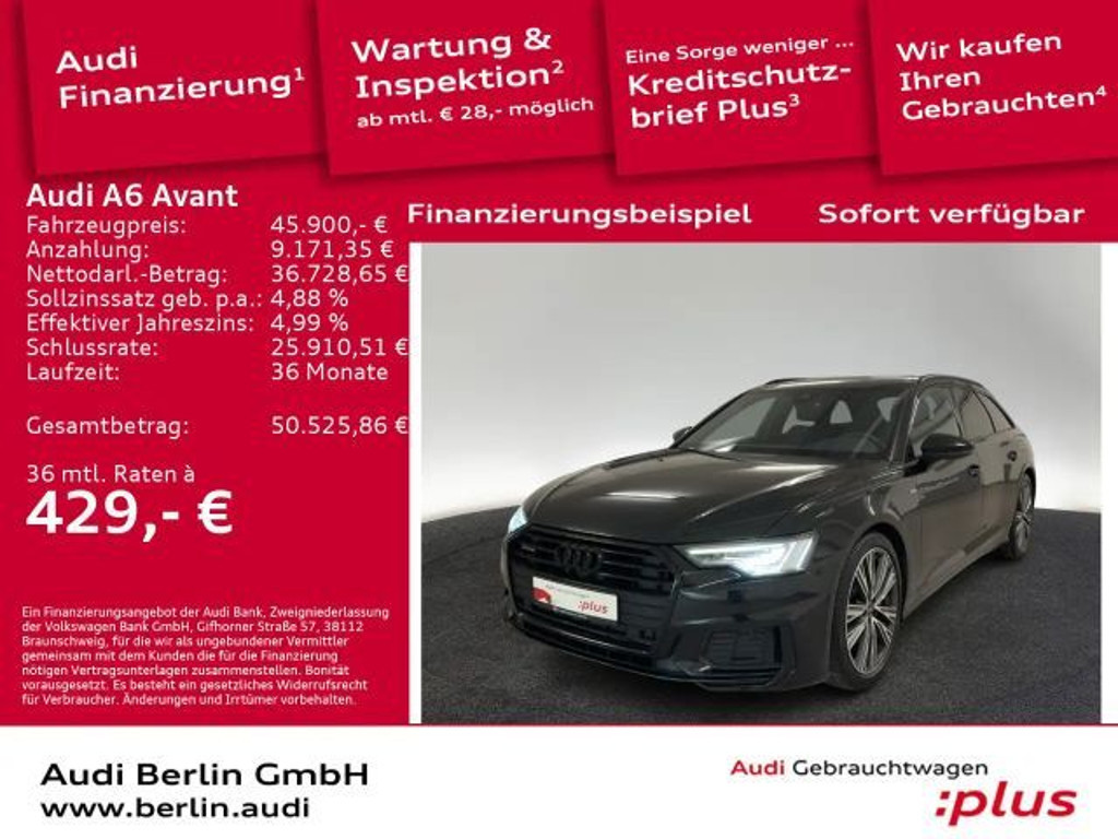 Audi A6 Quattro Sport Hybride 55 TFSI