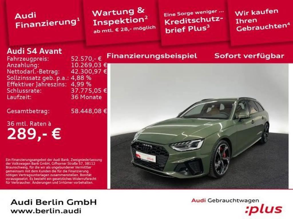 Audi S4 TDI tiptr. 360°K MATRIX PANO NAVI ACC