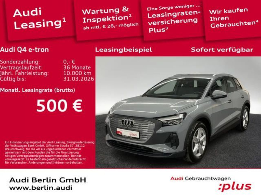 Audi Q4 e-tron 45 210 kW VIRTUAL LED PDC RFK NAVI
