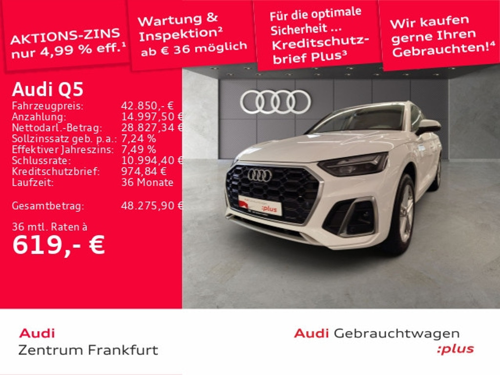 Audi Q5 Quattro S-Line S-Tronic Hybride 50 TFSI