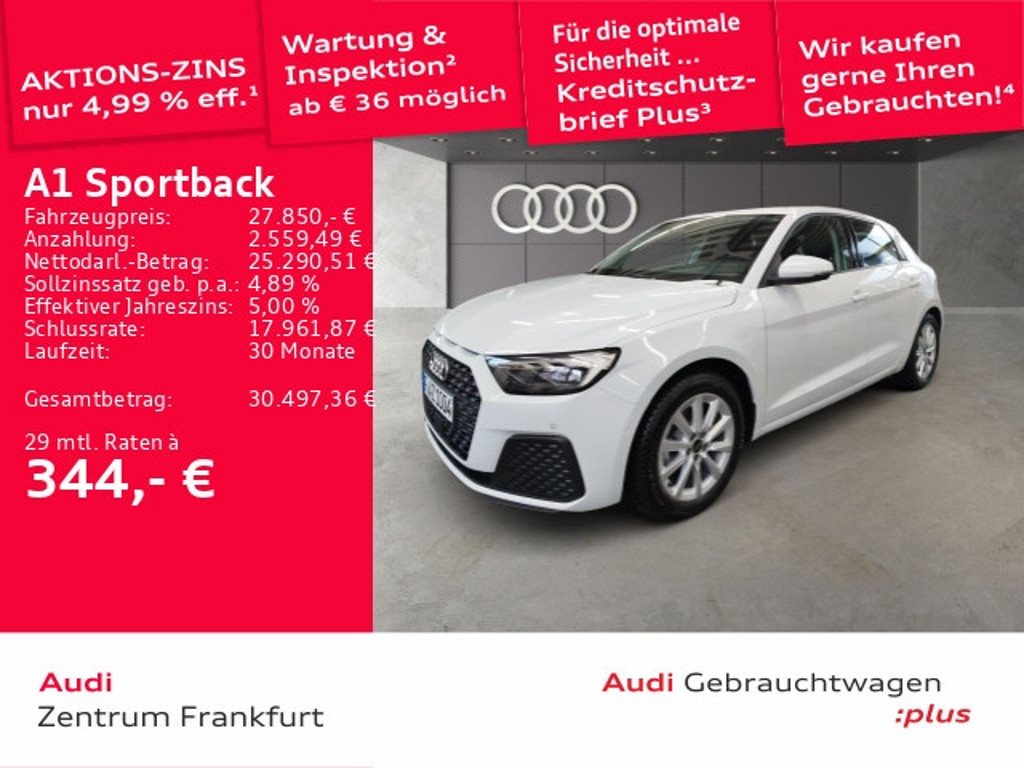 Audi A1 Sportback S-Tronic 30 TFSI