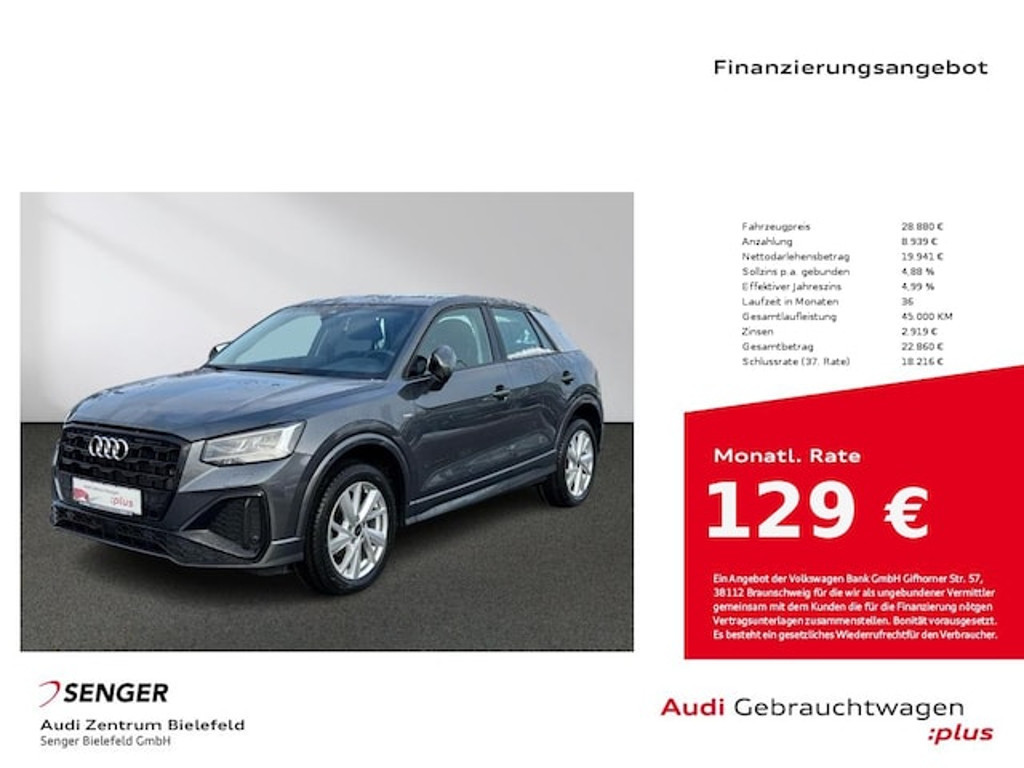Audi Q2 S-Line S-Tronic 30 TDI