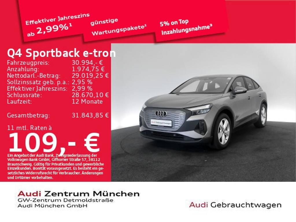 Audi Q4 e-tron Sportback 40