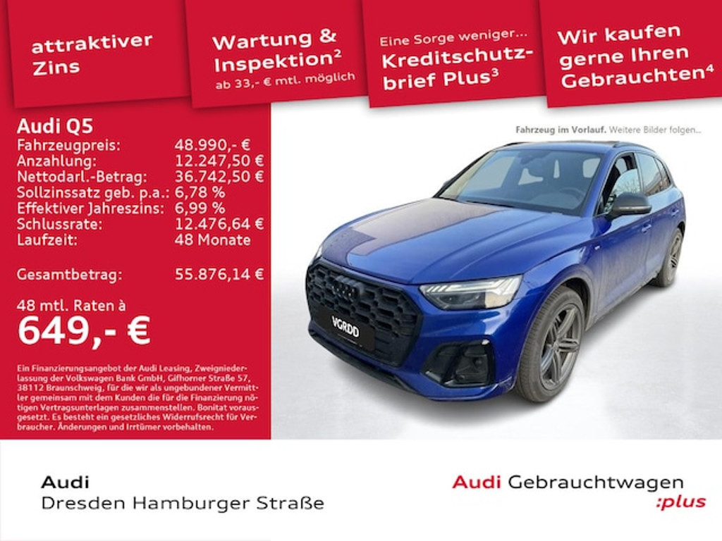 Audi Q5 Quattro S-Line S-Tronic Hybride 55 TFSI