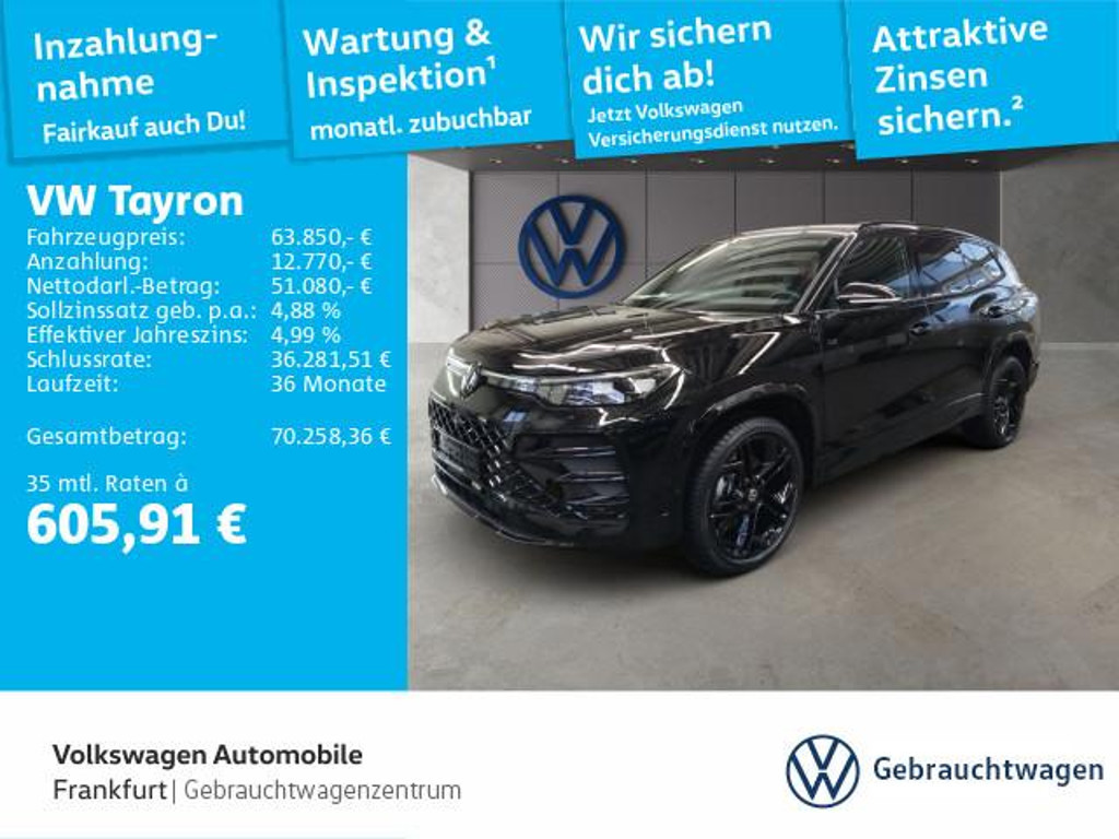 Volkswagen Tayron 4Motion DSG R-Line 2.0 TDI