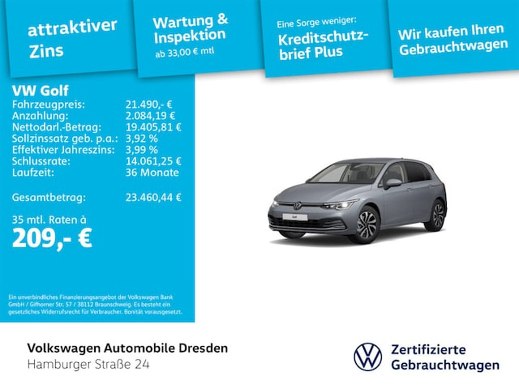 Volkswagen Golf 1.5 TSI Golf VIII
