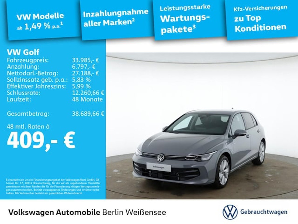 Volkswagen Golf DSG eHybrid 1.5 TSI Golf VIII