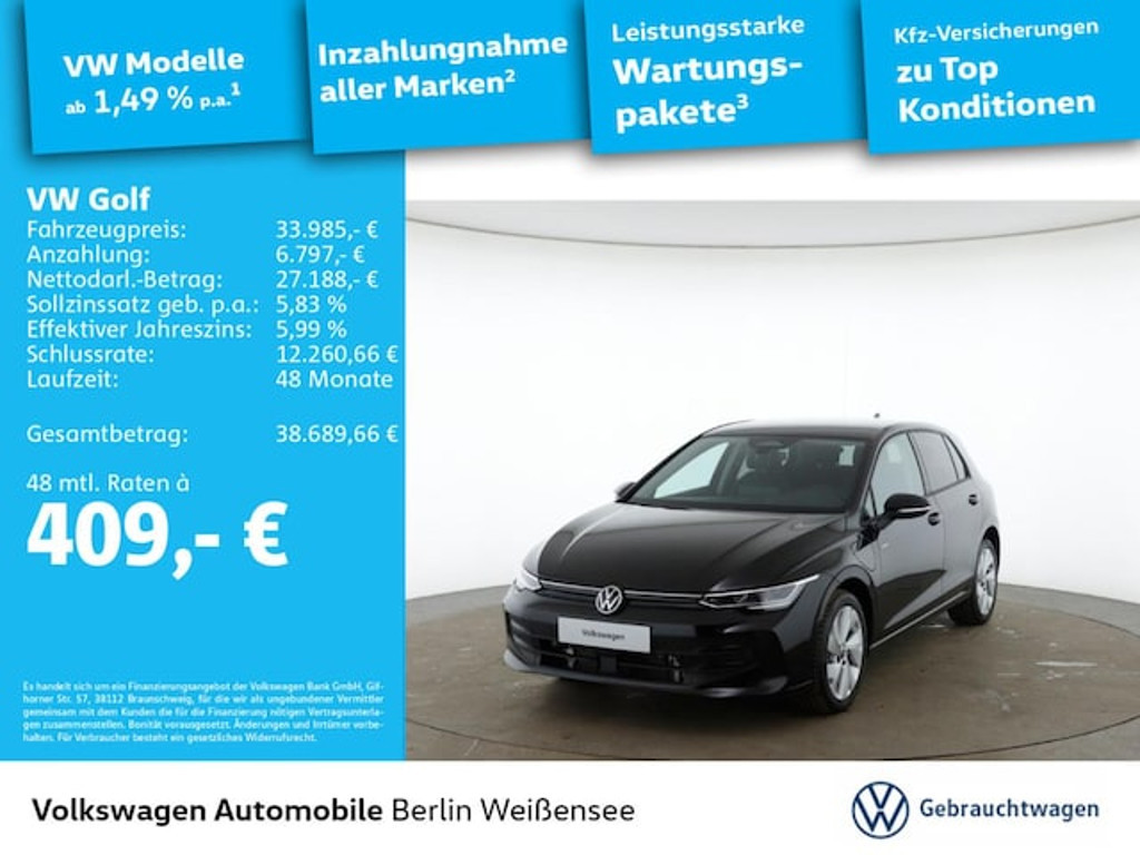 Volkswagen Golf DSG eHybrid 1.5 TSI Golf VIII