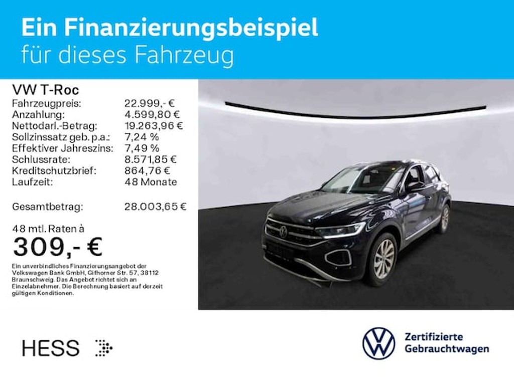 Volkswagen T-Roc Style 1.5 TSI