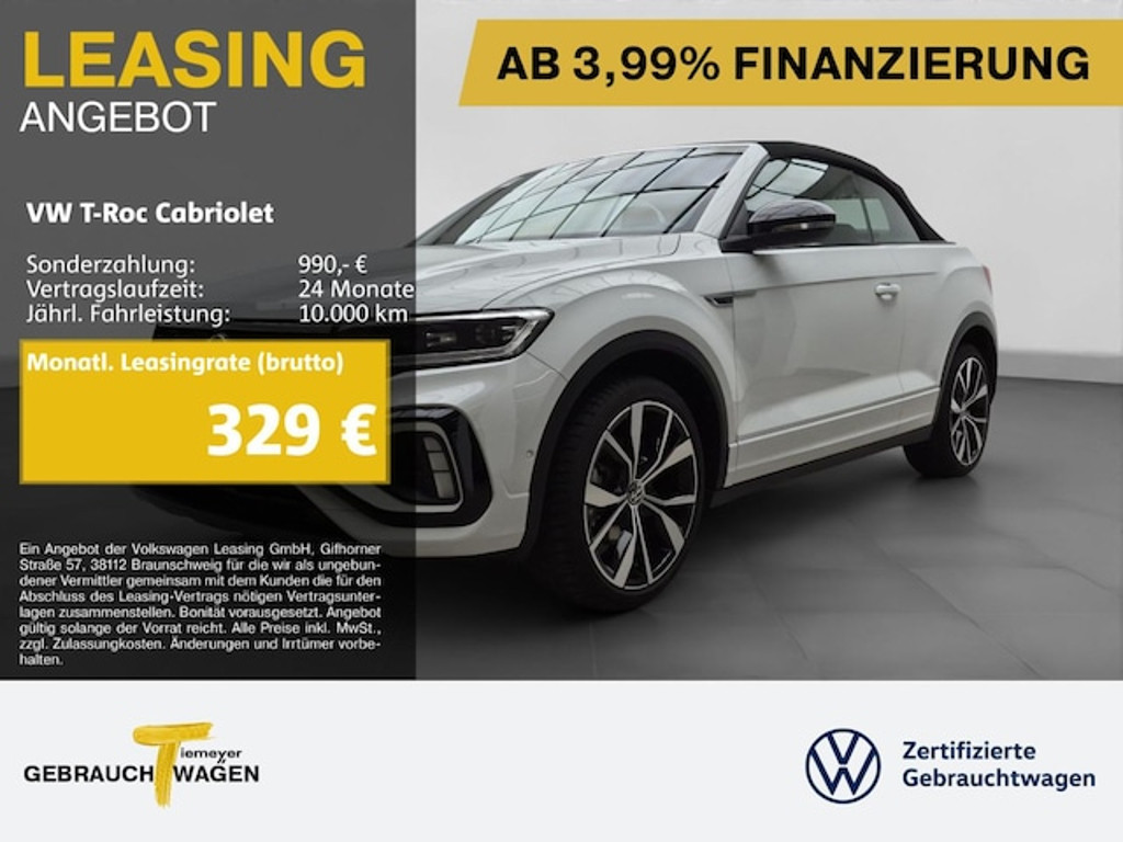 Volkswagen T-Roc DSG Cabriolet R-Line 1.5 TSI
