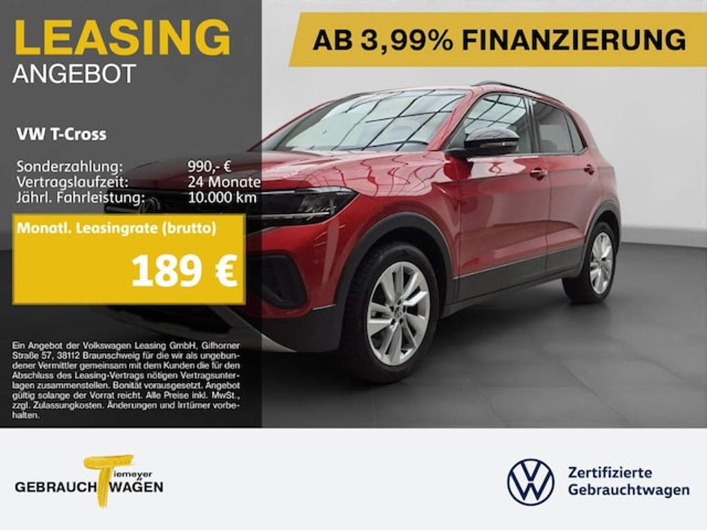 Volkswagen T-Cross DSG 1.0 TSI