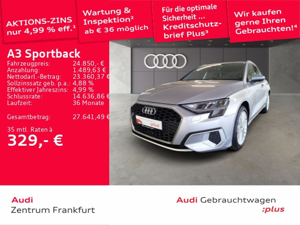Audi A3 Sportback S-Tronic 35 TFSI