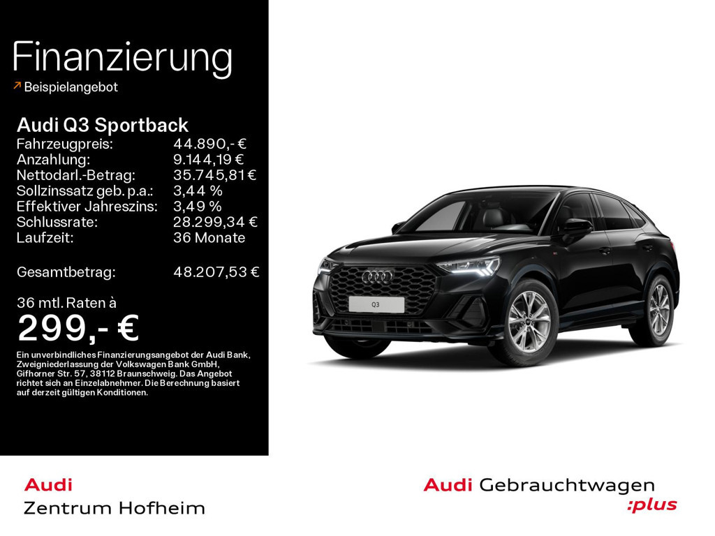 Audi Q3 Sportback S-Line 35 TDI