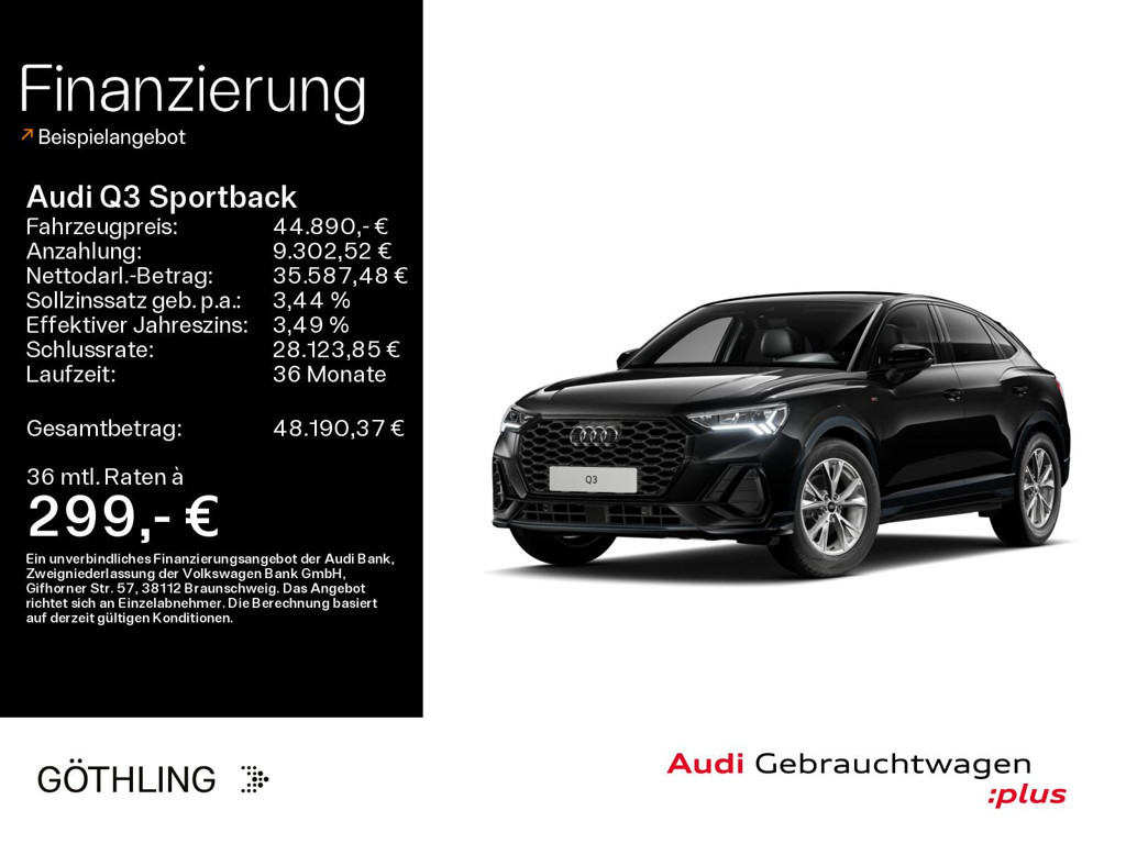Audi Q3 Sportback S-Line 35 TDI