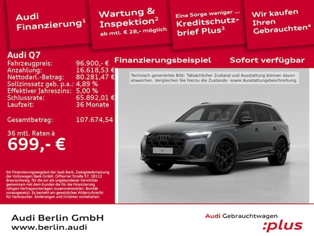Audi Q7 Quattro Business S-Line