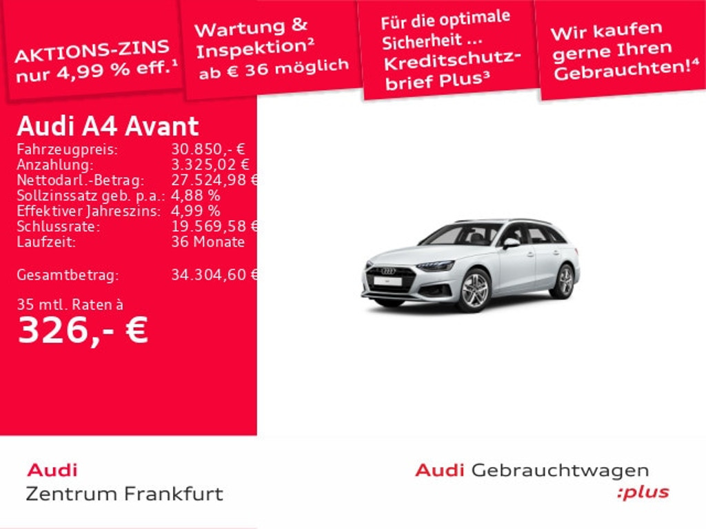 Audi A4 Avant S-Tronic 40 TFSI
